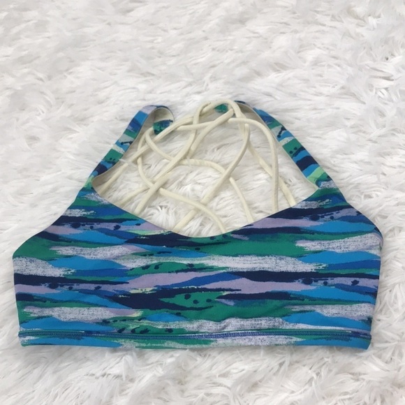 🔥$SALE$🔥 Lululemon Free To Be Bra Wild Seven Wonders Multi - Picture 1 of 5